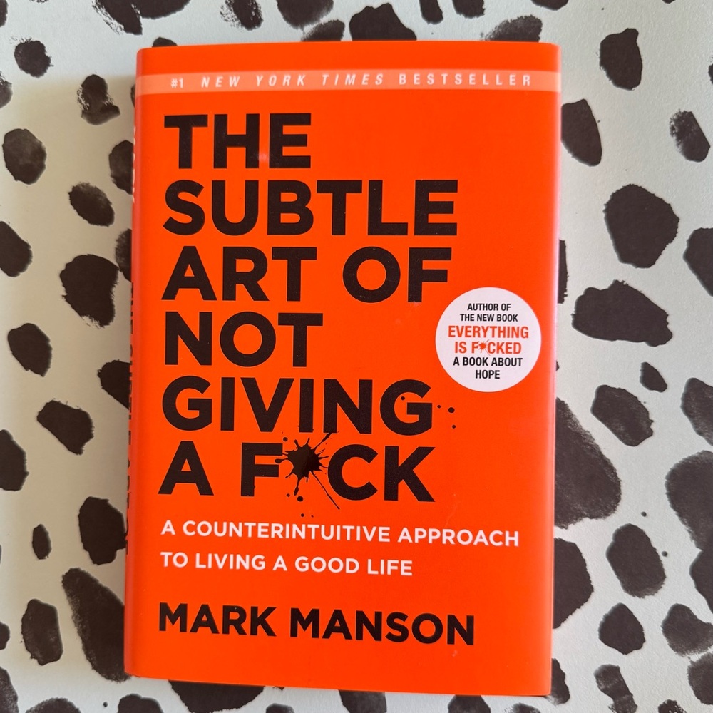 The Subtle Art of Not Giving a F*ck Book Hardcover